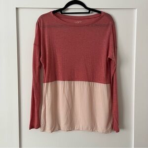 LOFT Outlet Color Block Top